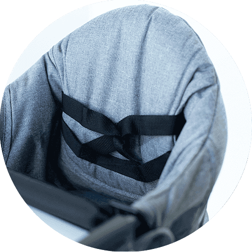 Hidden Pocket-Perch Highchair